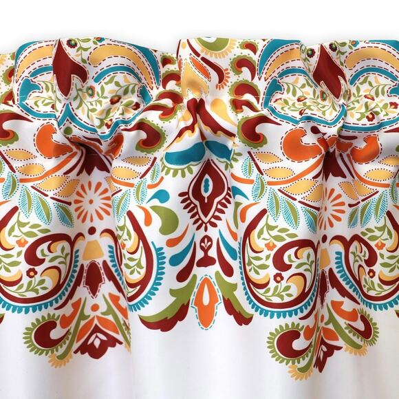 Lush Decor Clara Valance 52 x 18 Adorable Paisley - Picture 4 of 8